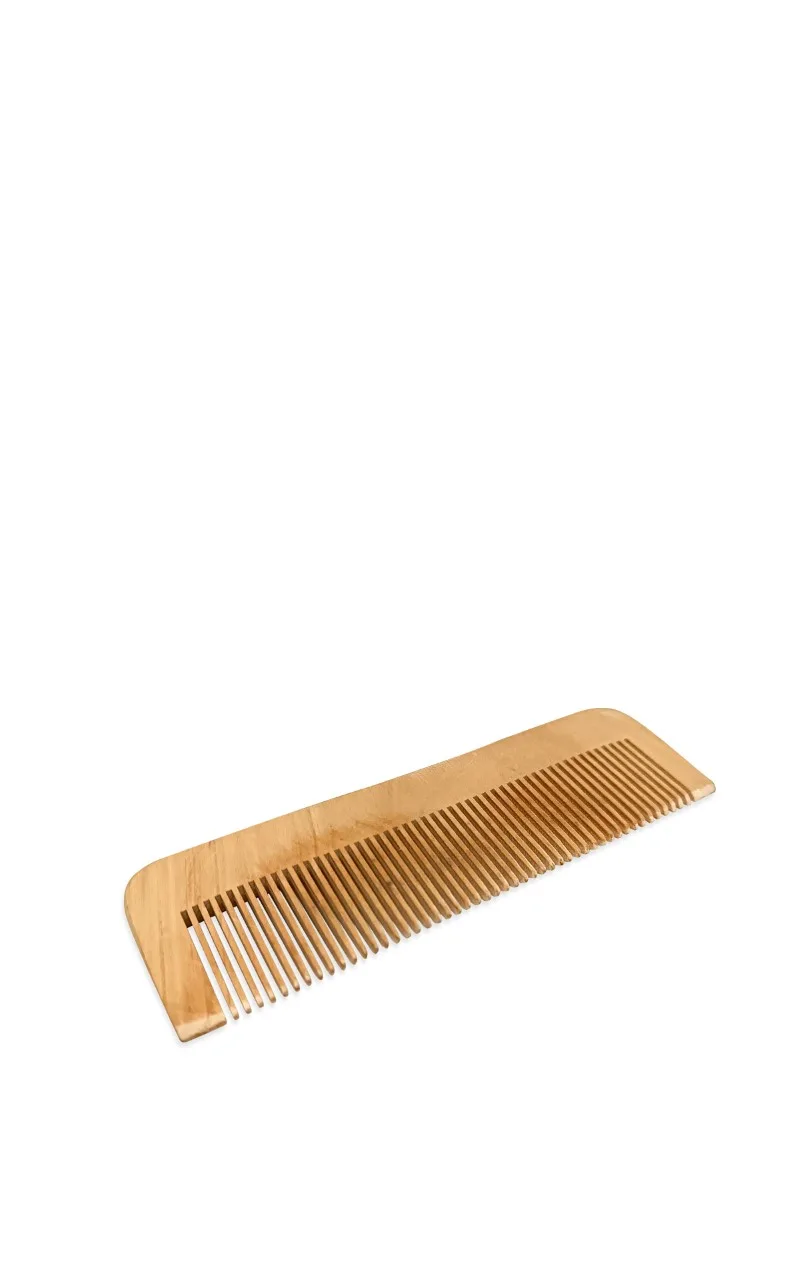 peigne en bois artisanal sans manche - Tanja Tijara