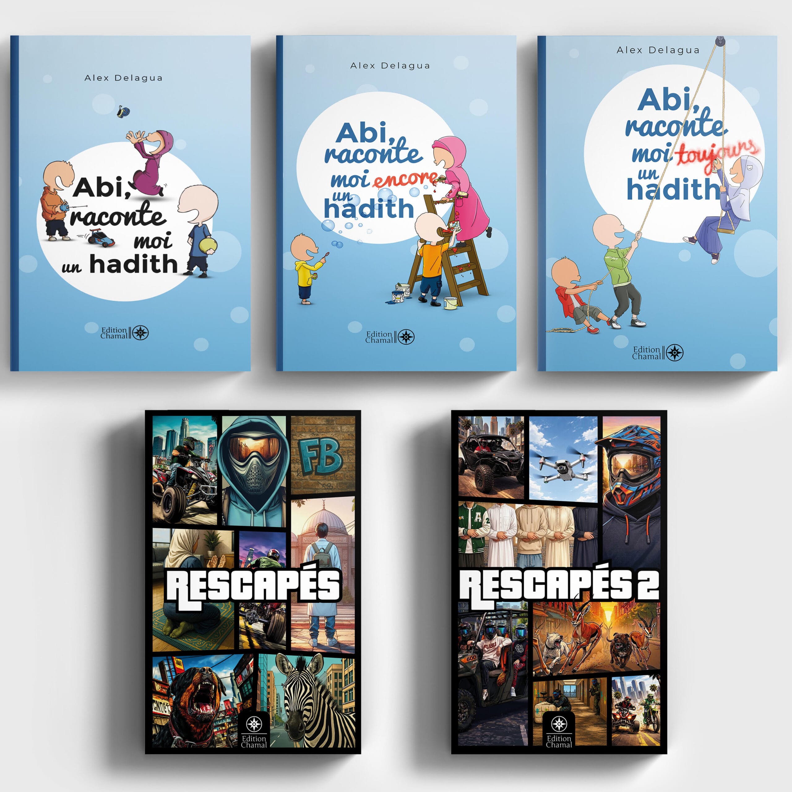 pack "Alex Delagua" - 5 livres